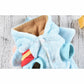 Elephant Shaped Blue Dog Pajamas Fun Halloween Costume