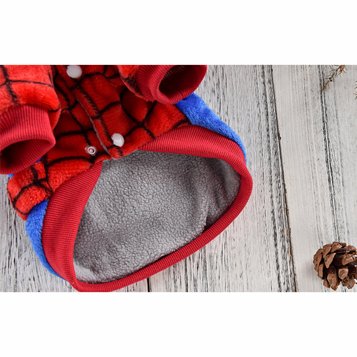 Spider Dog Halloween Costume Spider-Man Fun Dress Up Apparel for Pets
