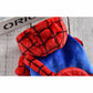 Spider Dog Halloween Costume Spider-Man Fun Dress Up Apparel for Pets