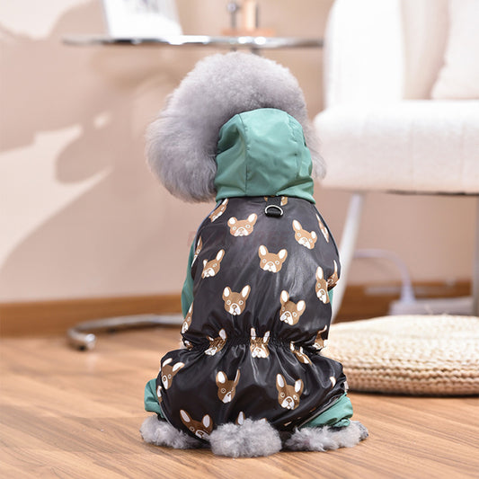 Waterproof Dog Raincoat with Hood