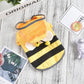 Reflective Dog Raincoat Little Bee Shape