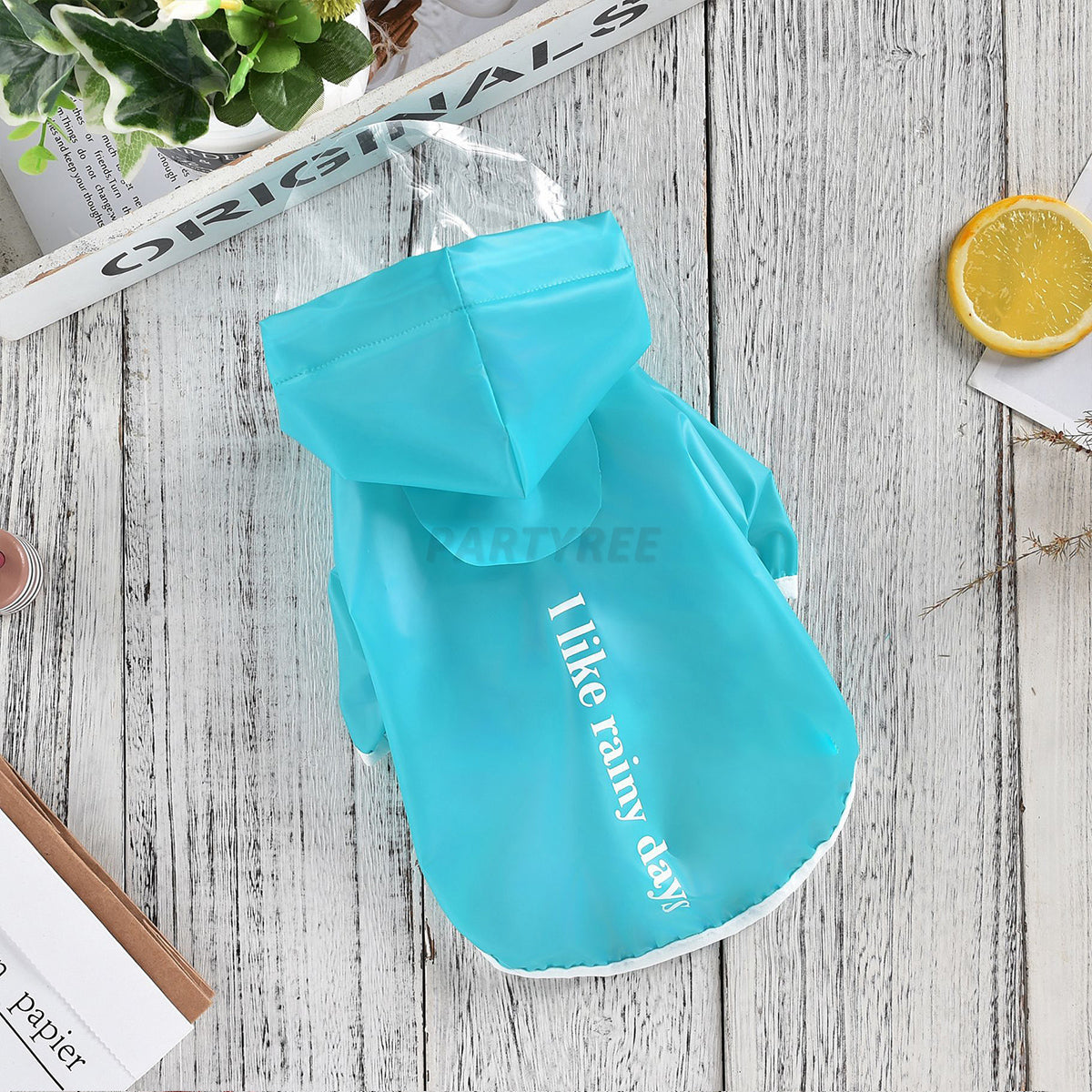 Easy Wear Dog Waterproof Raincoat