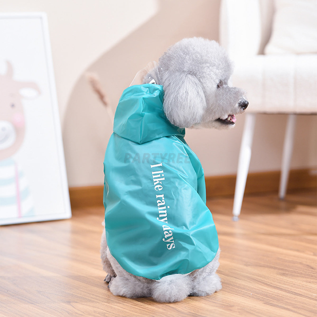 Easy Wear Dog Waterproof Raincoat