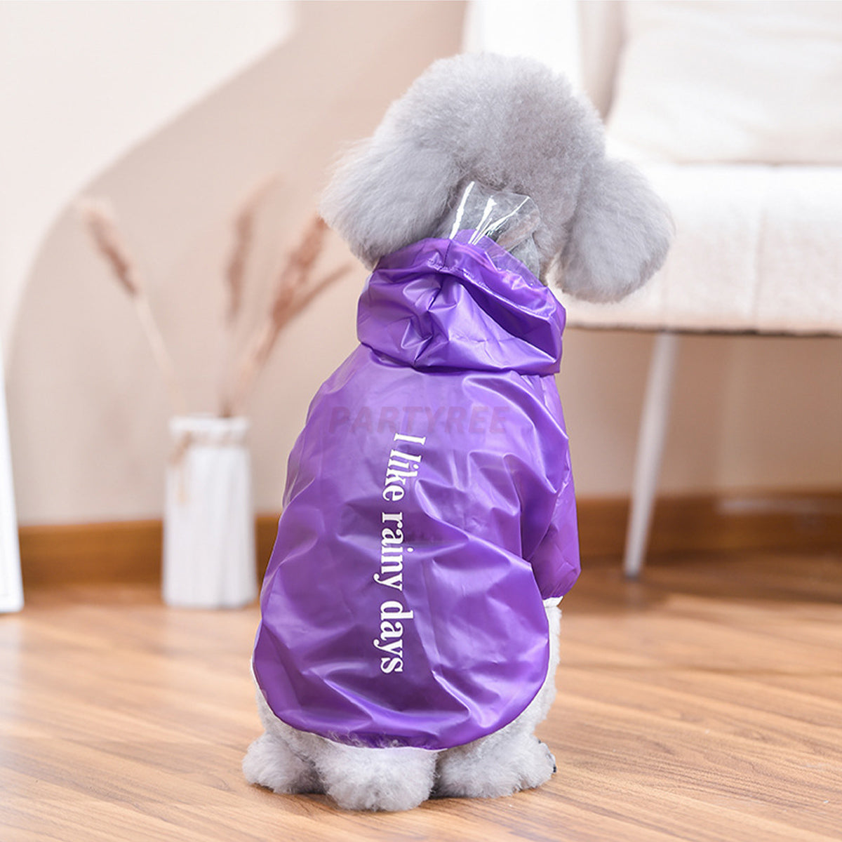 Easy Wear Dog Waterproof Raincoat