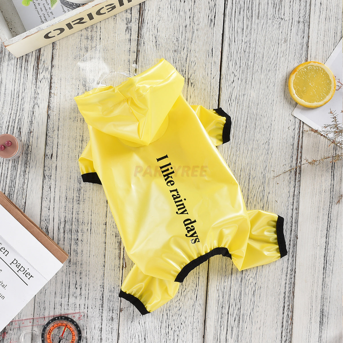 Lightweight Dog Raincoat All Season Waterproof Pet Apparel