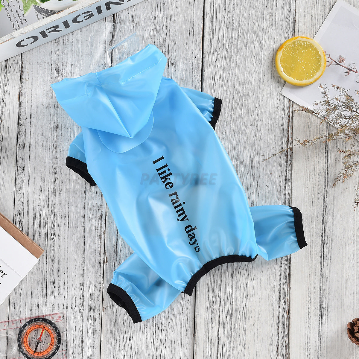 Lightweight Dog Raincoat All Season Waterproof Pet Apparel