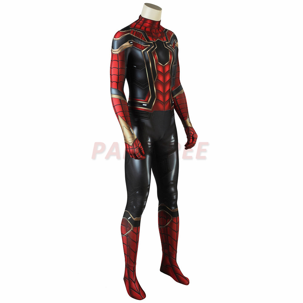 Iron Spider-Man Cosplay Costume Spiderman 3D Printed Jumpsuit