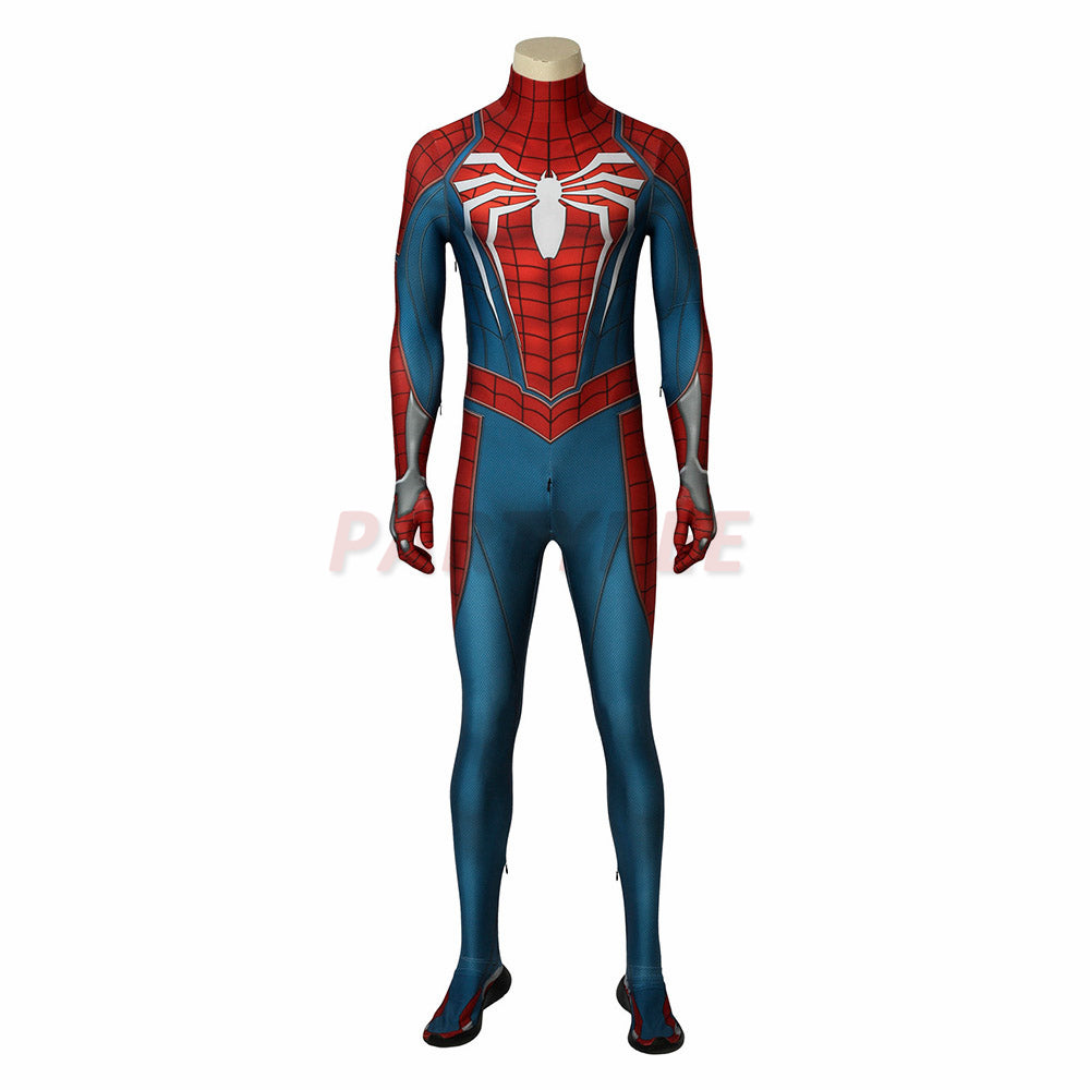 Spiderman PS4 Advanced Cosplay Costume Spider-man Jumpsuit
