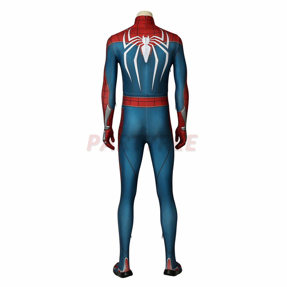 Spiderman PS4 Advanced Cosplay Costume Spider-man Jumpsuit