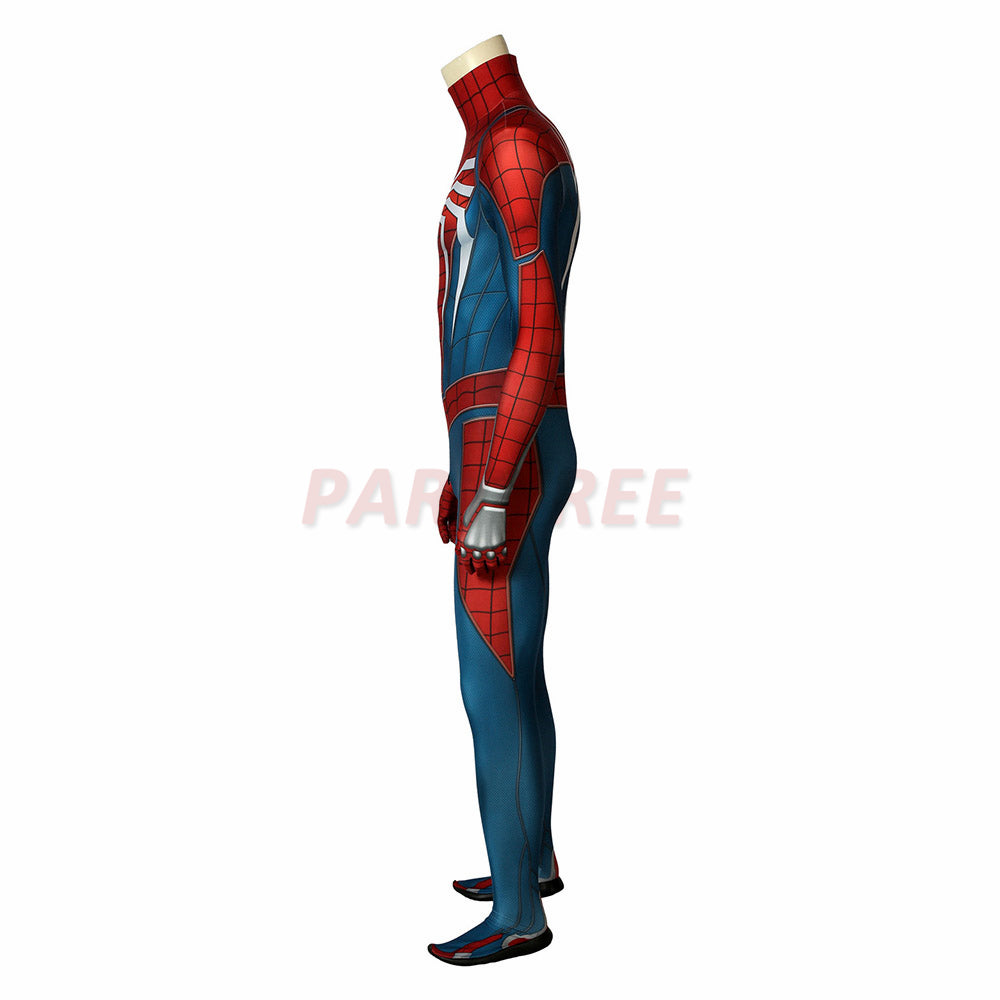 Spiderman PS4 Advanced Cosplay Costume Spider-man Jumpsuit