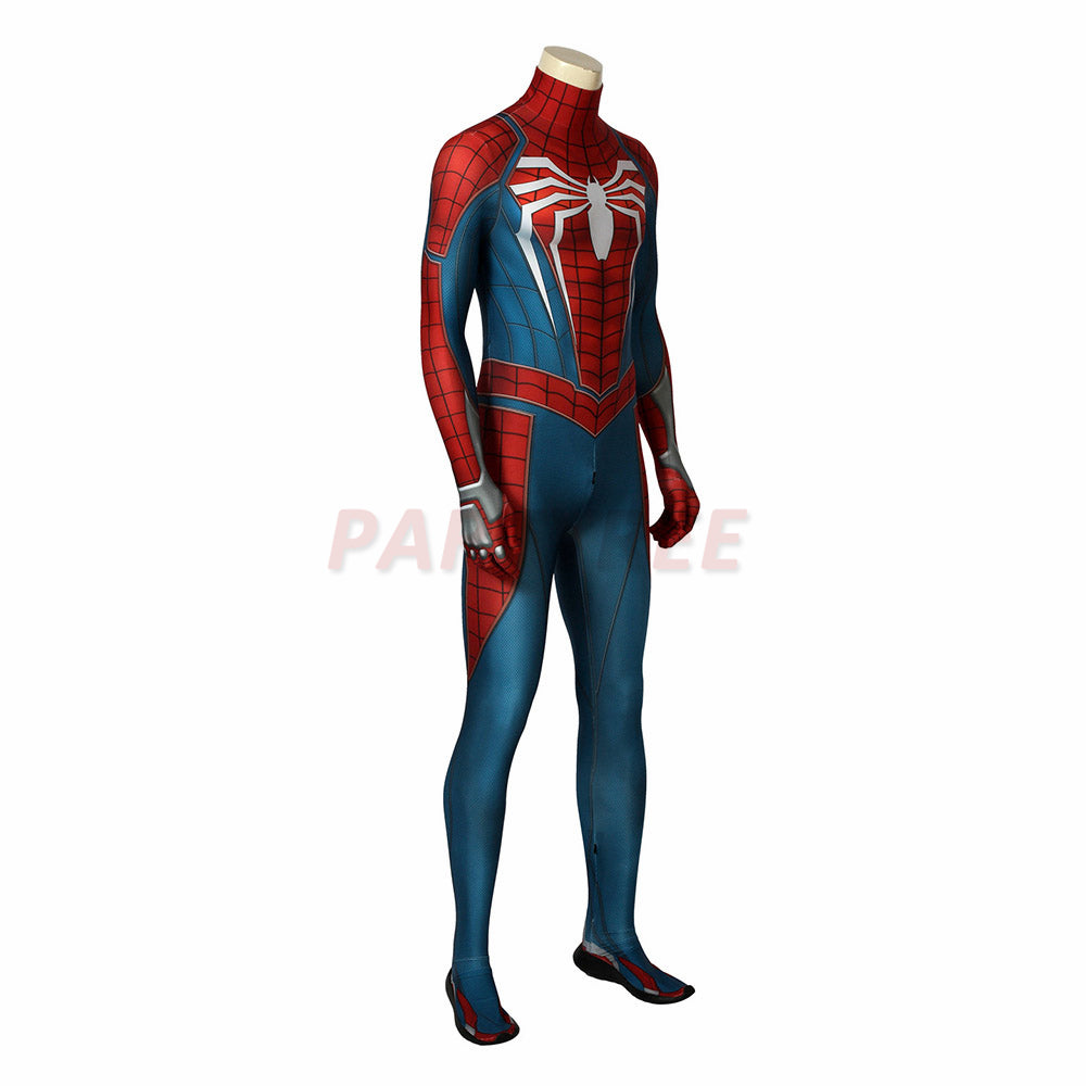 Spiderman PS4 Advanced Cosplay Costume Spider-man Jumpsuit