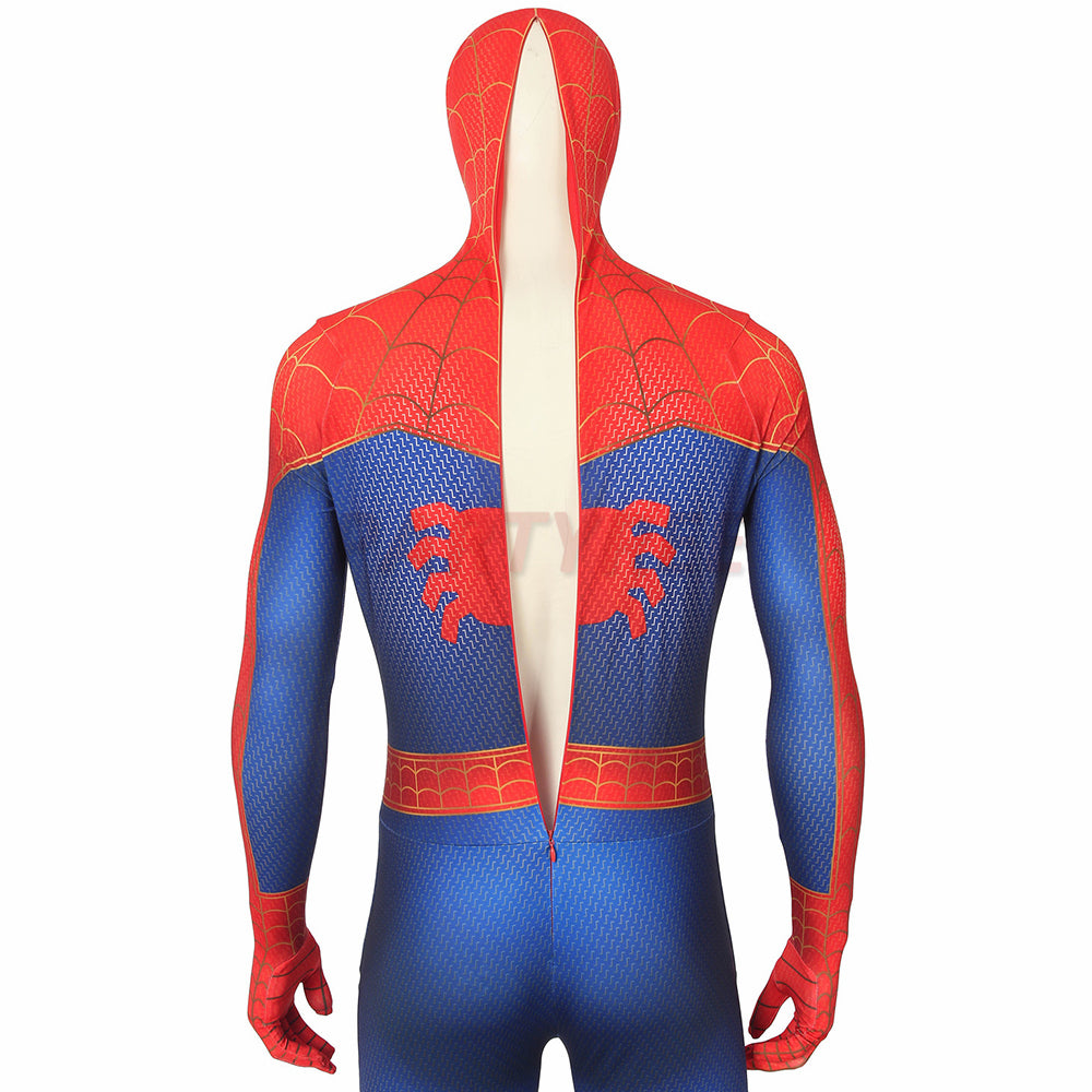 Into The Spider-Verse Spiderman Bodysuit Peter Parker Cosplay Costume