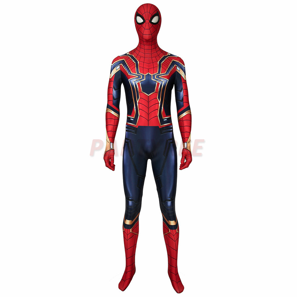 Iron Spiderman Cosplay Costume Avengers Endgame Spider-man Jumpsuit