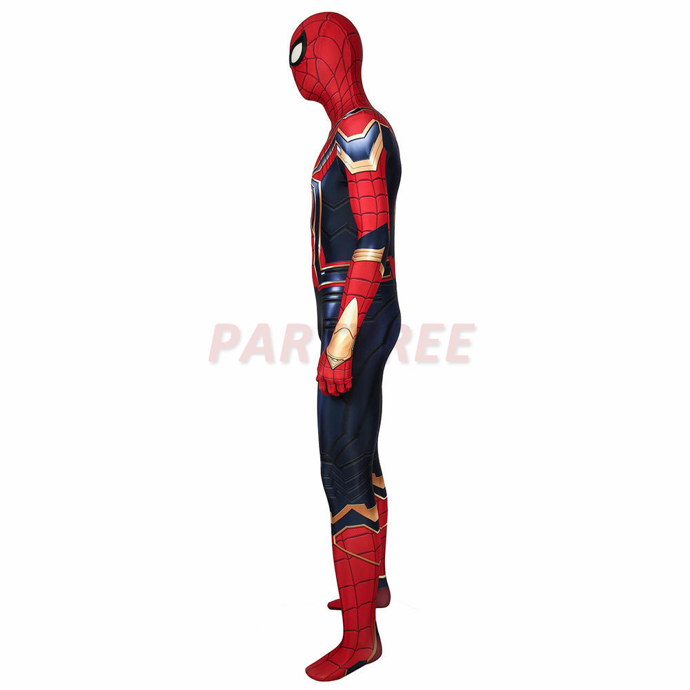 Iron Spiderman Cosplay Costume Avengers Endgame Spider-man Jumpsuit