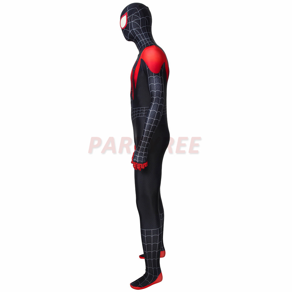 Into The Spider-Verse Spiderman Bodysuit Miles Morales Cosplay Costume