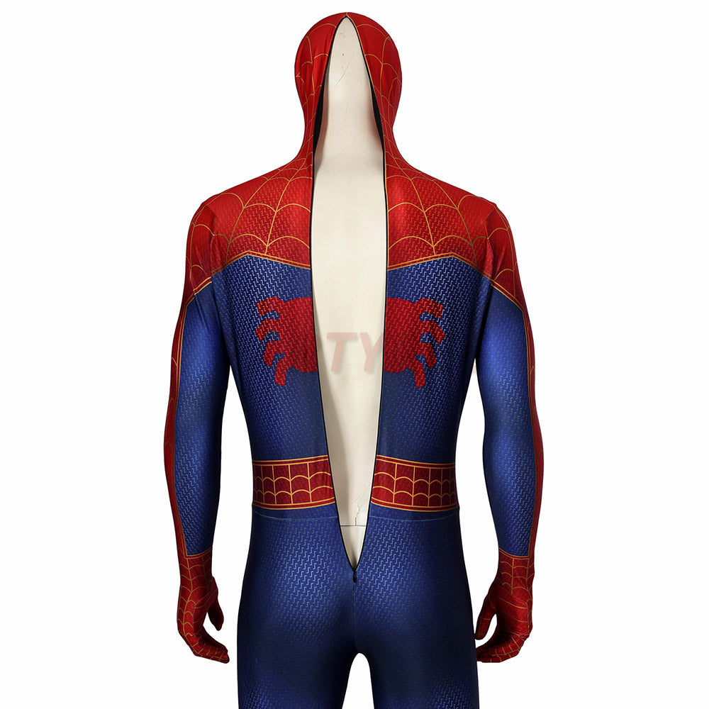 Spiderman Into the Spider-Verse Cosplay Costume Peter Parker Jumpsuit
