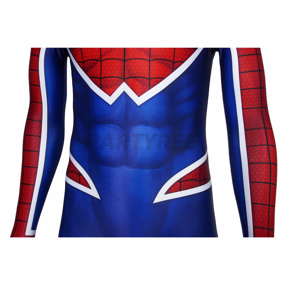 Spider-Punk Cosplay Costume Punk Spiderman Jumpsuit
