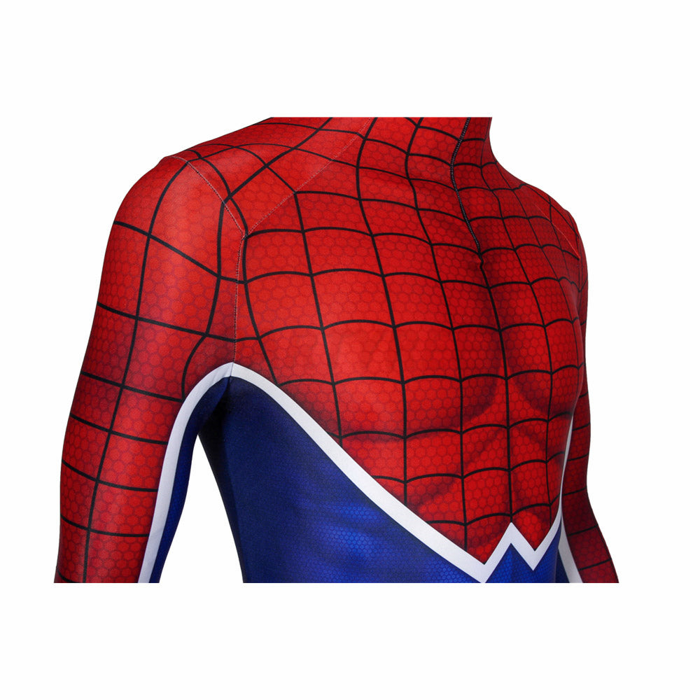 Spider-Punk Cosplay Costume Punk Spiderman Jumpsuit