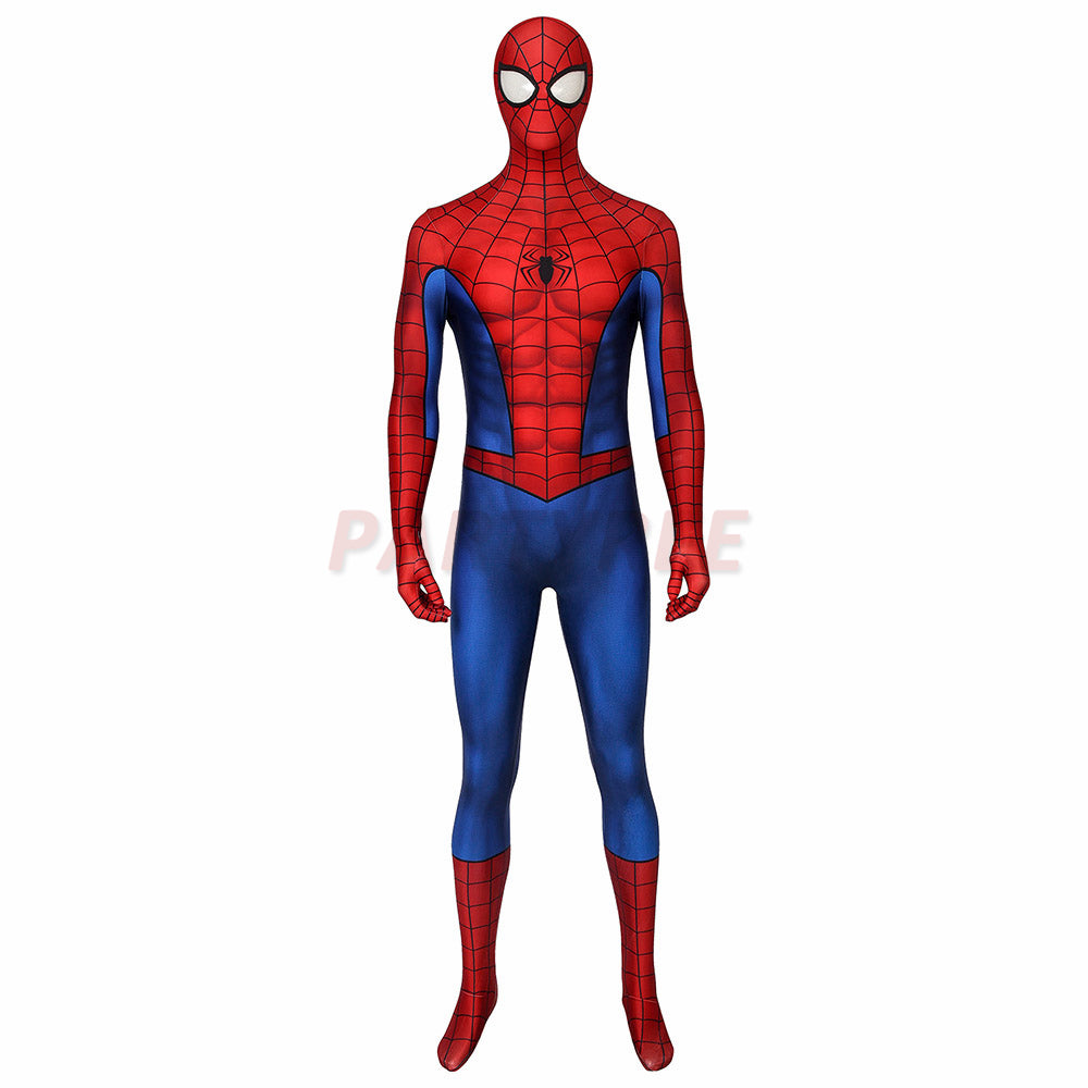 Spiderman PS4 Game Cosplay Costume 3D Classic Jumpsuit