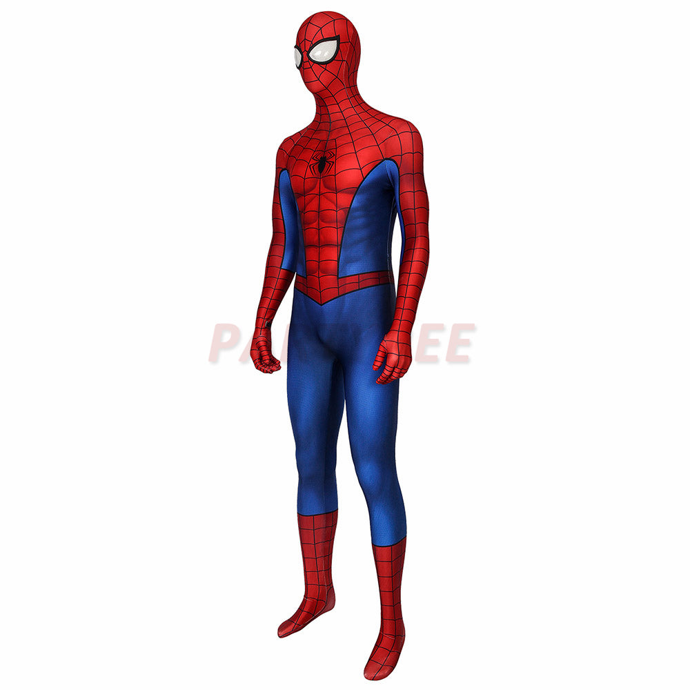 Spiderman PS4 Game Cosplay Costume 3D Classic Jumpsuit