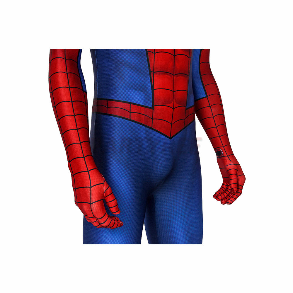 Spiderman PS4 Game Cosplay Costume 3D Classic Jumpsuit