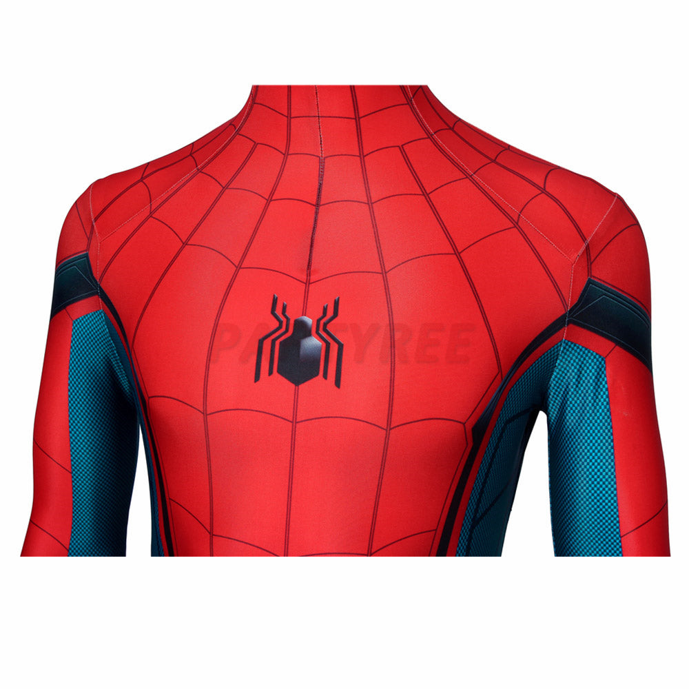 Spiderman Far From Home Cosplay Costume Peter Parker 3D Printed Jumpsuit