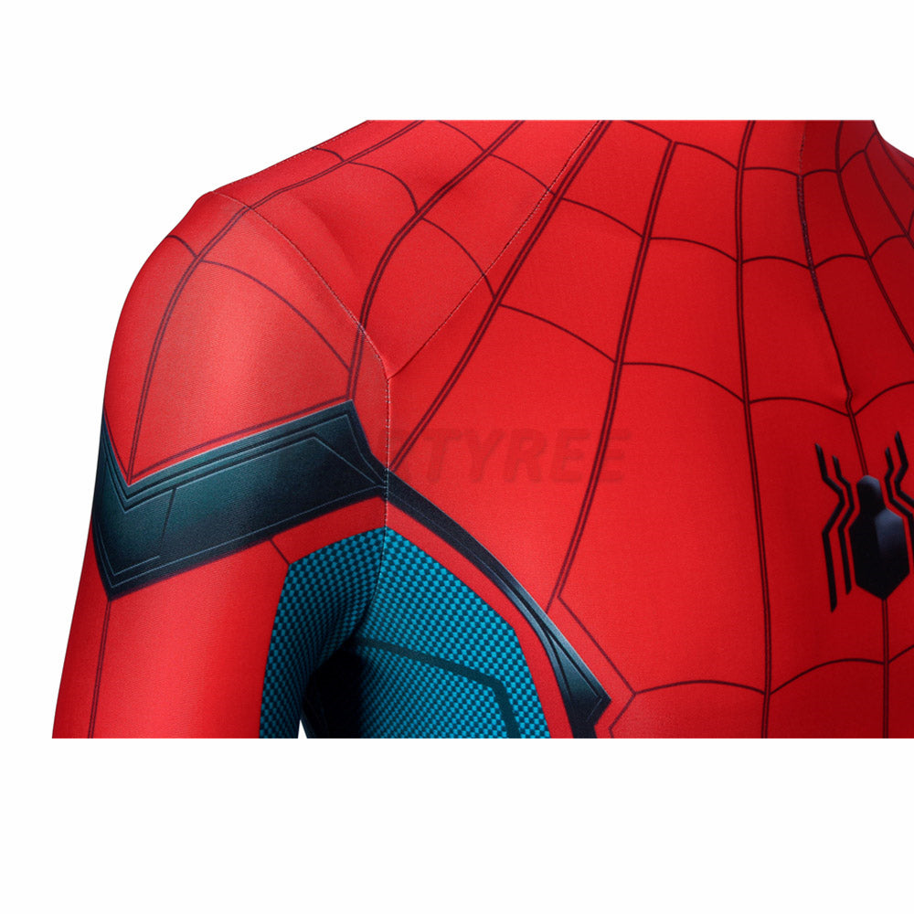 Spiderman Far From Home Cosplay Costume Peter Parker 3D Printed Jumpsuit
