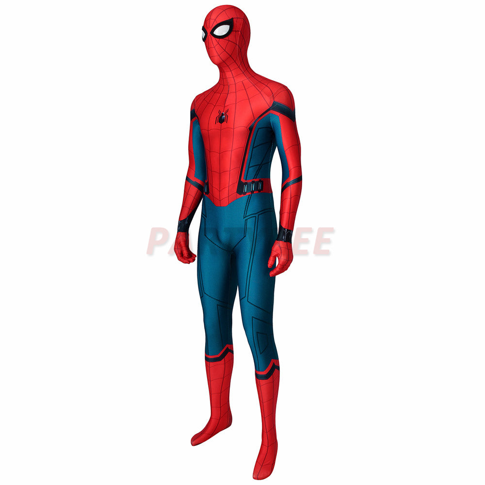 Spiderman Far From Home Cosplay Costume Peter Parker 3D Printed Jumpsuit