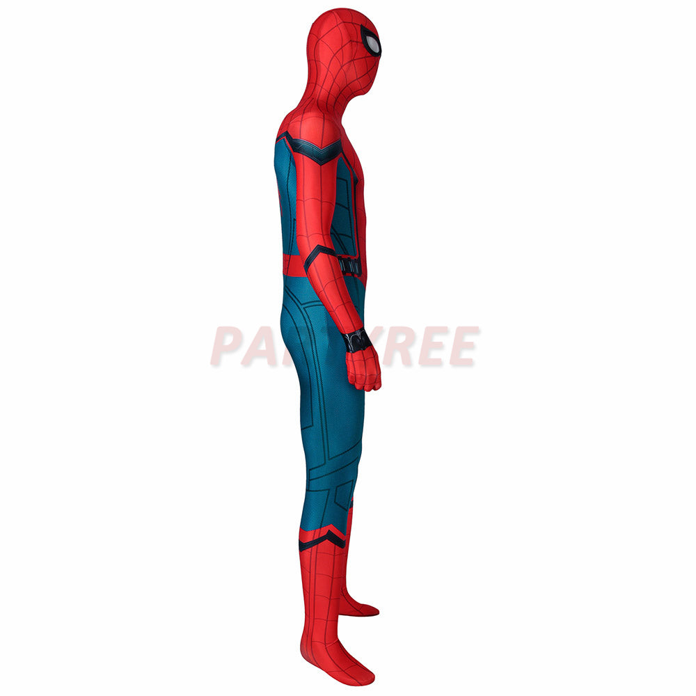 Spiderman Far From Home Cosplay Costume Peter Parker 3D Printed Jumpsuit