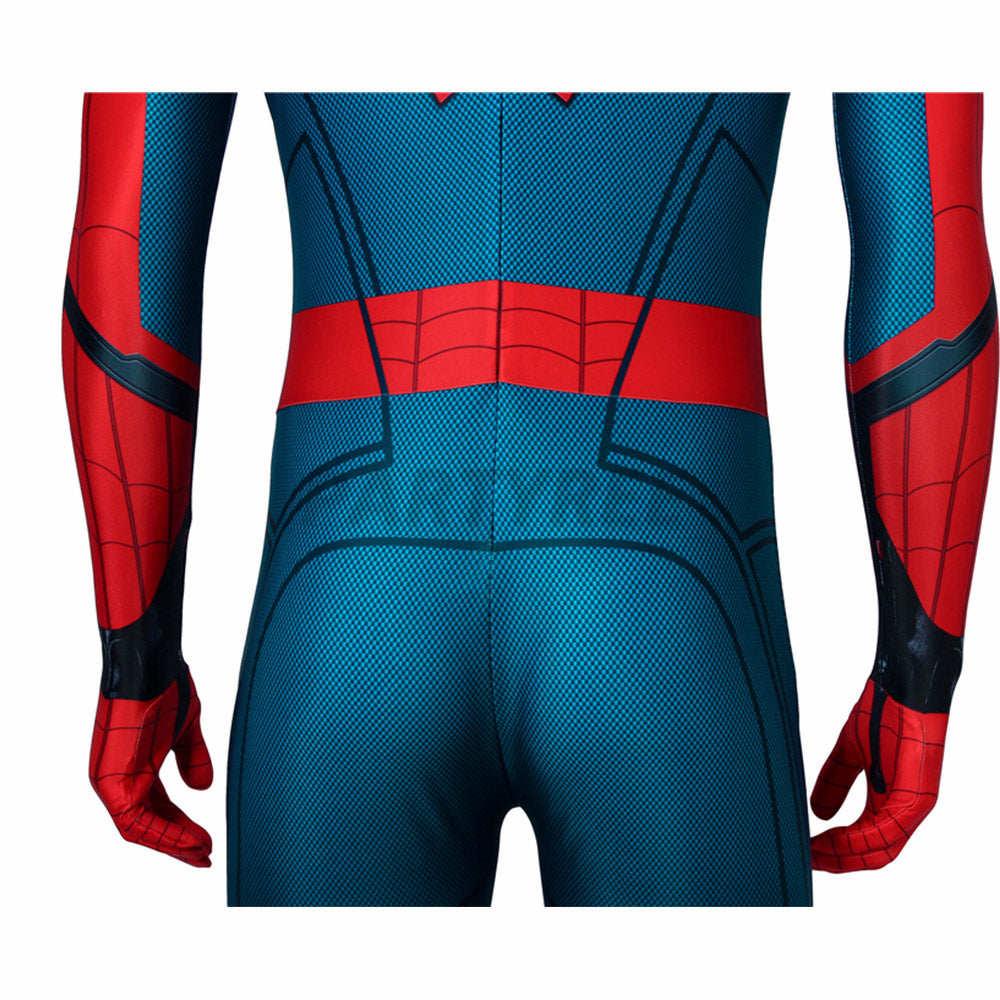 Spiderman Far From Home Cosplay Costume Peter Parker 3D Printed Jumpsuit