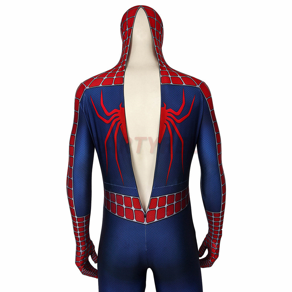 Spiderman 2 Cosplay Costume Tobey Maguire Classic Jumpsuit