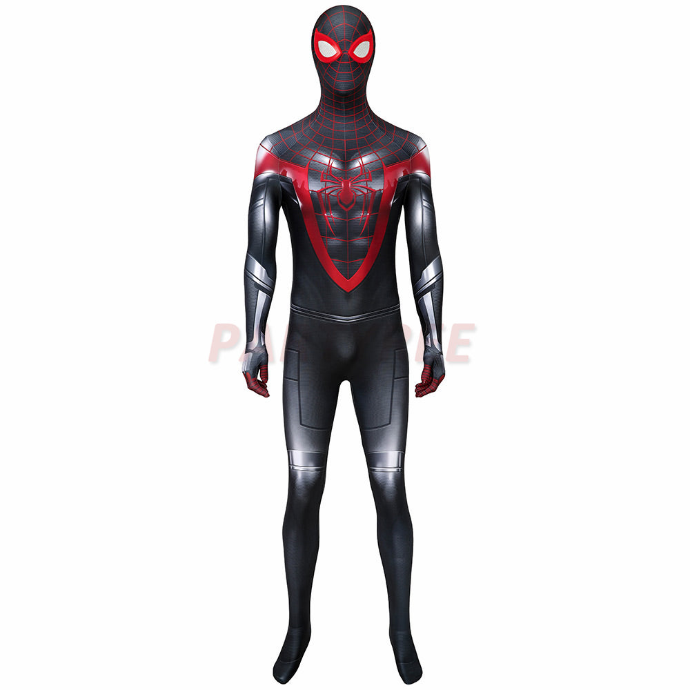 Spider-man 3D Printed Cosplay Costume Miles Morales PS5 Jumpsuit