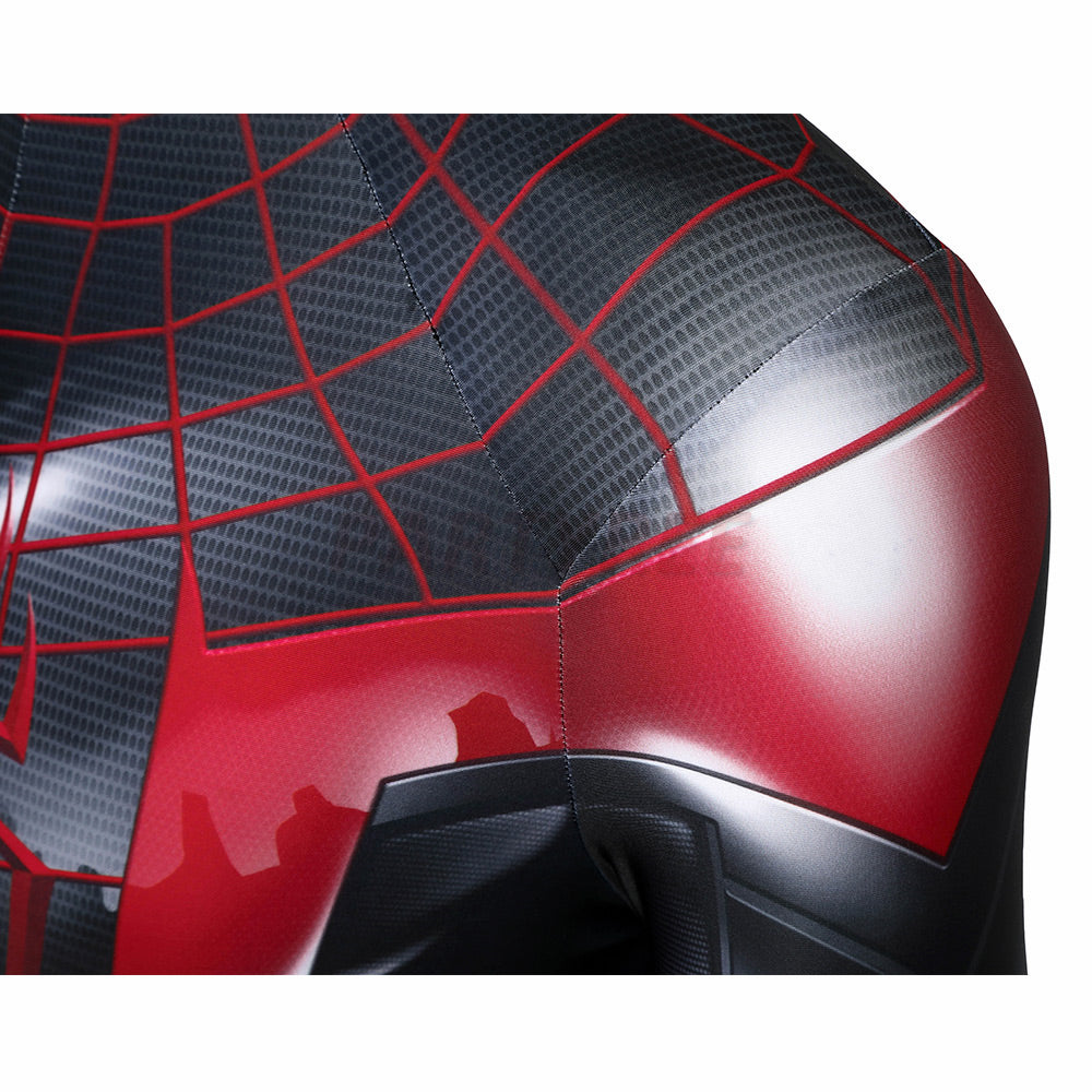 Spider-man 3D Printed Cosplay Costume Miles Morales PS5 Jumpsuit