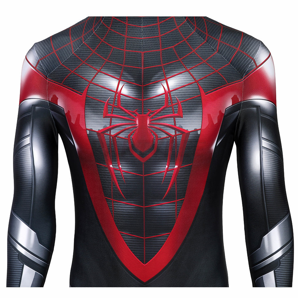 Spider-man 3D Printed Cosplay Costume Miles Morales PS5 Jumpsuit