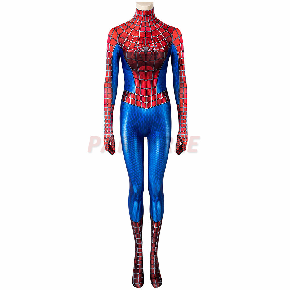 Spider-man 2 Peter Parker Tobey Maguire Cosplay Costume Ladies Jumpsuit