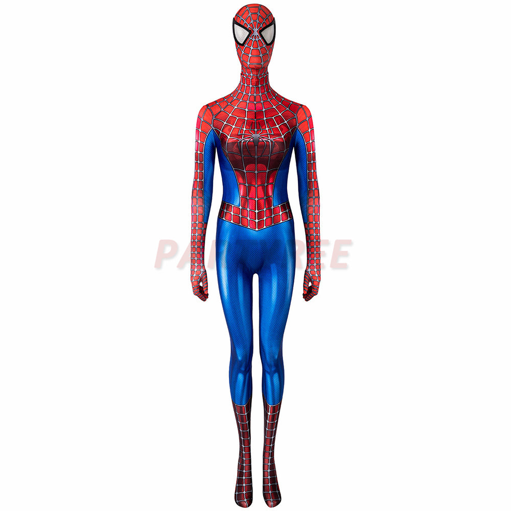 Spider-man 2 Peter Parker Tobey Maguire Cosplay Costume Ladies Jumpsuit