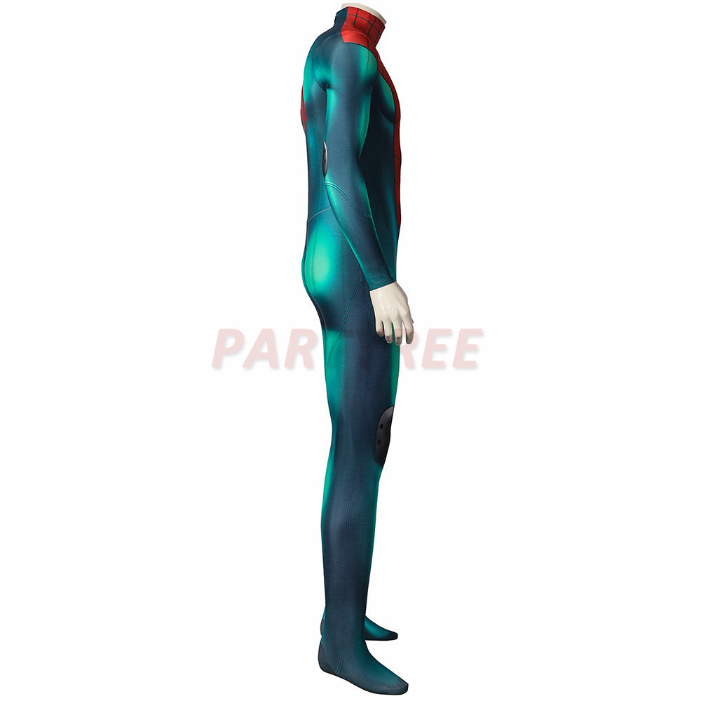 Spiderman Miles Morales PS5 Cosplay Costume Great Responsibility Jumpsuit