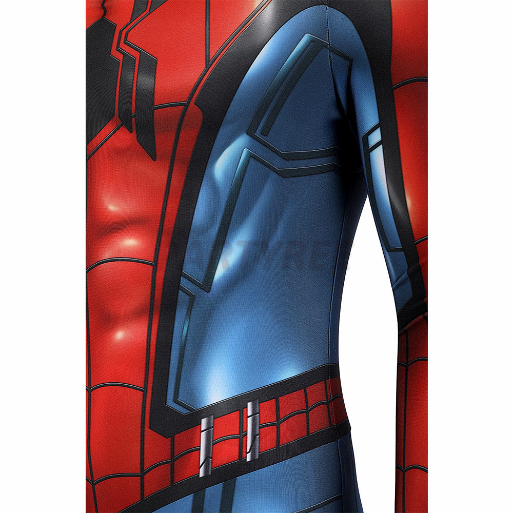 What If Spider-man Cosplay Costume Zombie Hunter Jumpsuits With Cloak