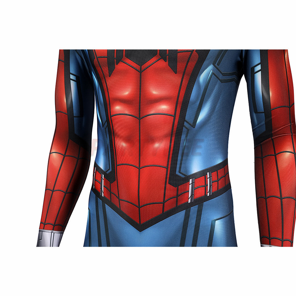 What If Spider-man Cosplay Costume Zombie Hunter Jumpsuits With Cloak