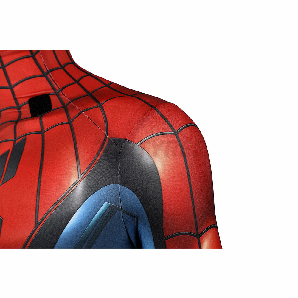 What If Spider-man Cosplay Costume Zombie Hunter Jumpsuits With Cloak