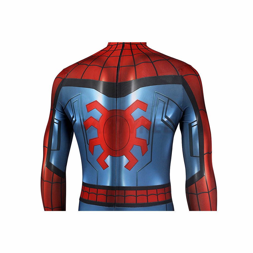 What If Spider-man Cosplay Costume Zombie Hunter Jumpsuits With Cloak