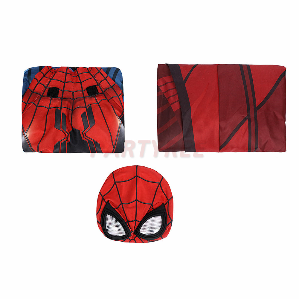 What If Spider-man Cosplay Costume Zombie Hunter Jumpsuits With Cloak