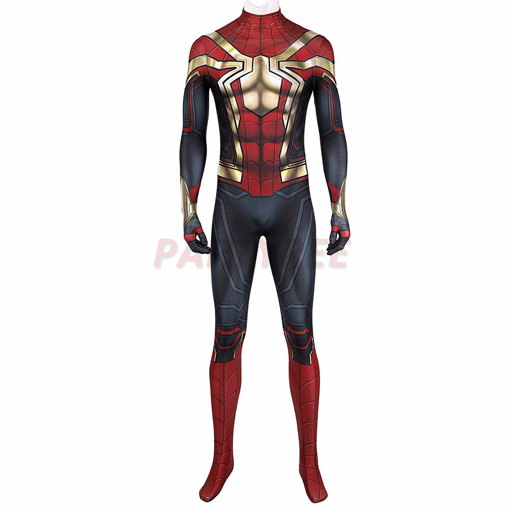Iron Spider-man 3 No Way Home Cosplay Costume Peter Parker Jumpsuits