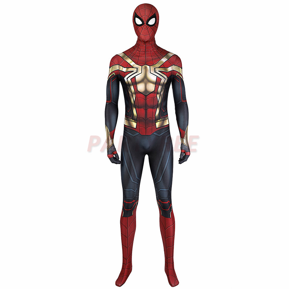 Iron Spider-man 3 No Way Home Cosplay Costume Peter Parker Jumpsuits