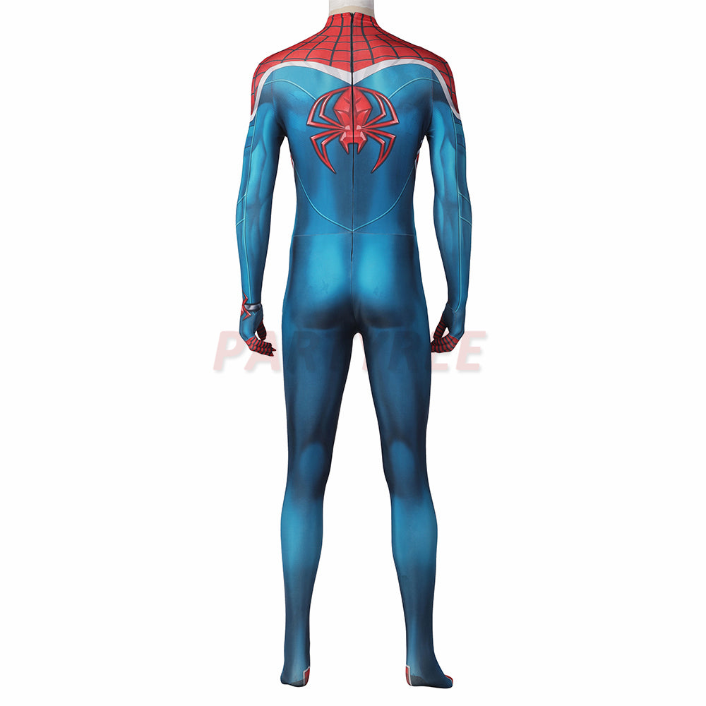Spiderman PS5 William Braddock Cosplay Costume Spider-UK Jumpsuit