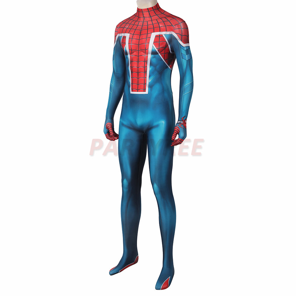 Spiderman PS5 William Braddock Cosplay Costume Spider-UK Jumpsuit