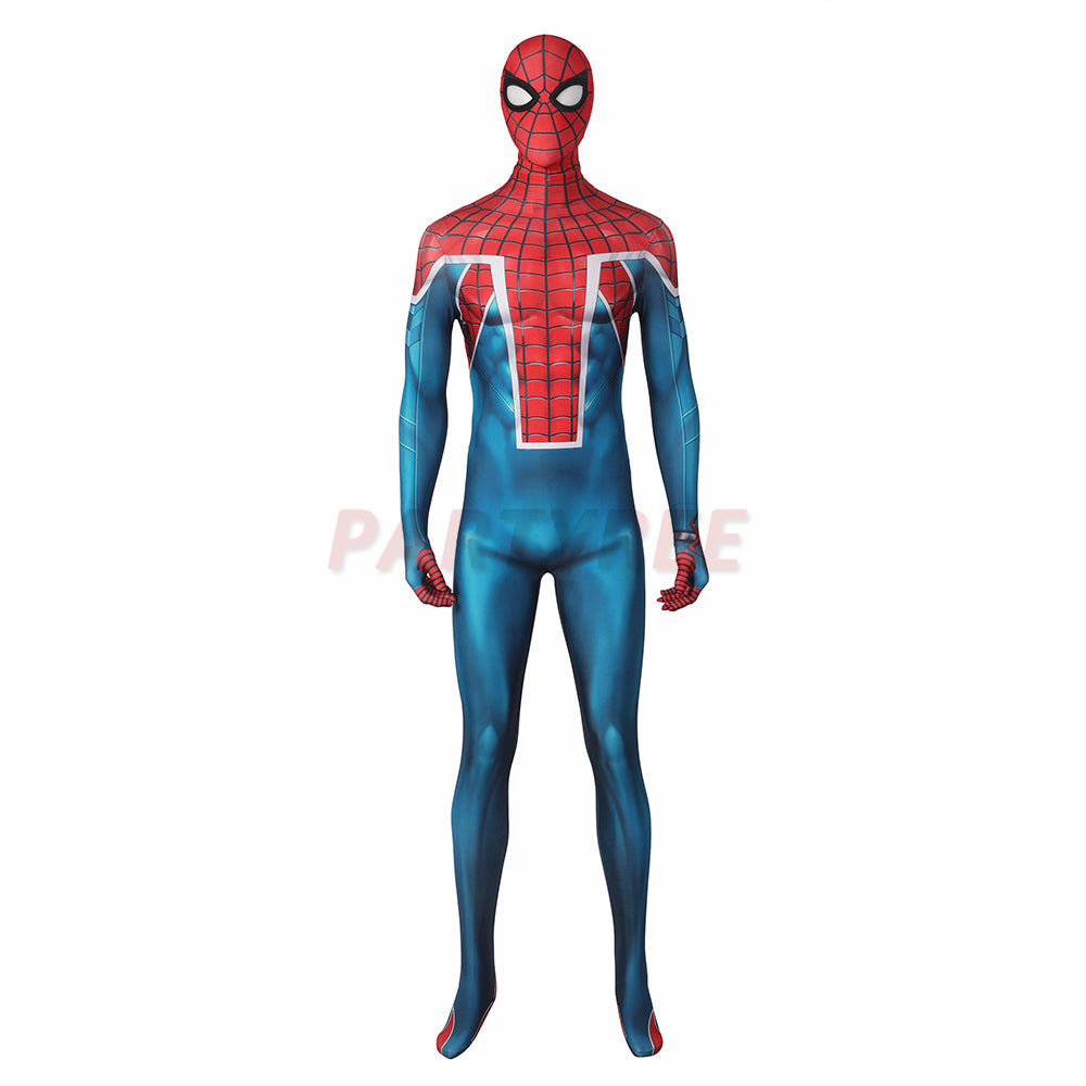 Spiderman PS5 William Braddock Cosplay Costume Spider-UK Jumpsuit
