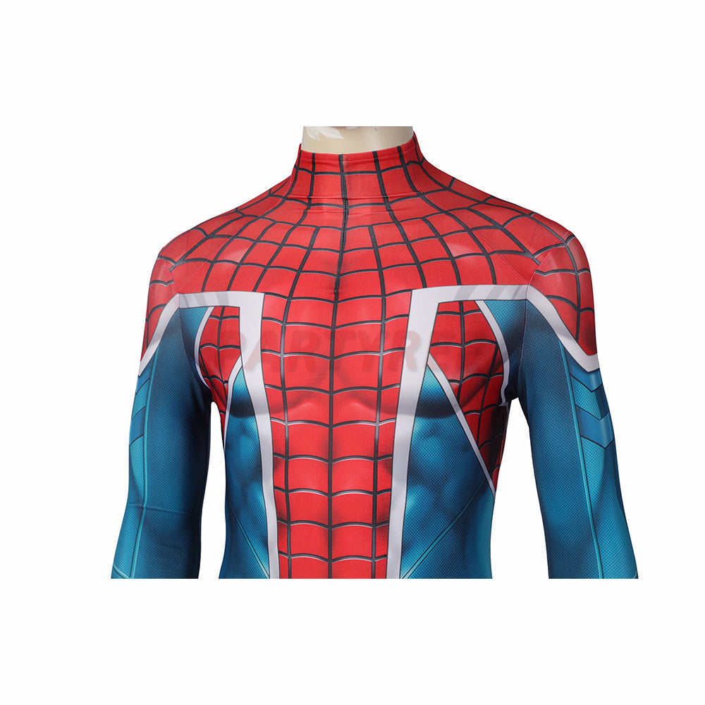 Spiderman PS5 William Braddock Cosplay Costume Spider-UK Jumpsuit