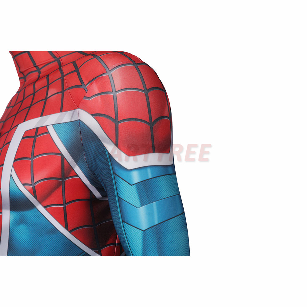 Spiderman PS5 William Braddock Cosplay Costume Spider-UK Jumpsuit