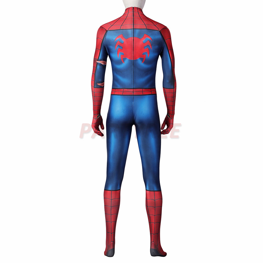 Avenger Spiderman PS5 Cosplay Costumes Battle Damaged Edition Jumpsuit